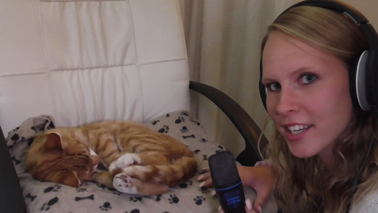 ASMR Met Mijn Kat Tijgertje 😺 (snoepjes eten, spinnen, relaxing) Dutch