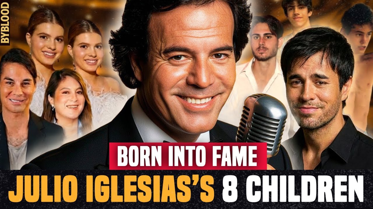 ¿Qué pasó con los 8 hijos de Julio Iglesias? Herederos de una Sombra Gigante