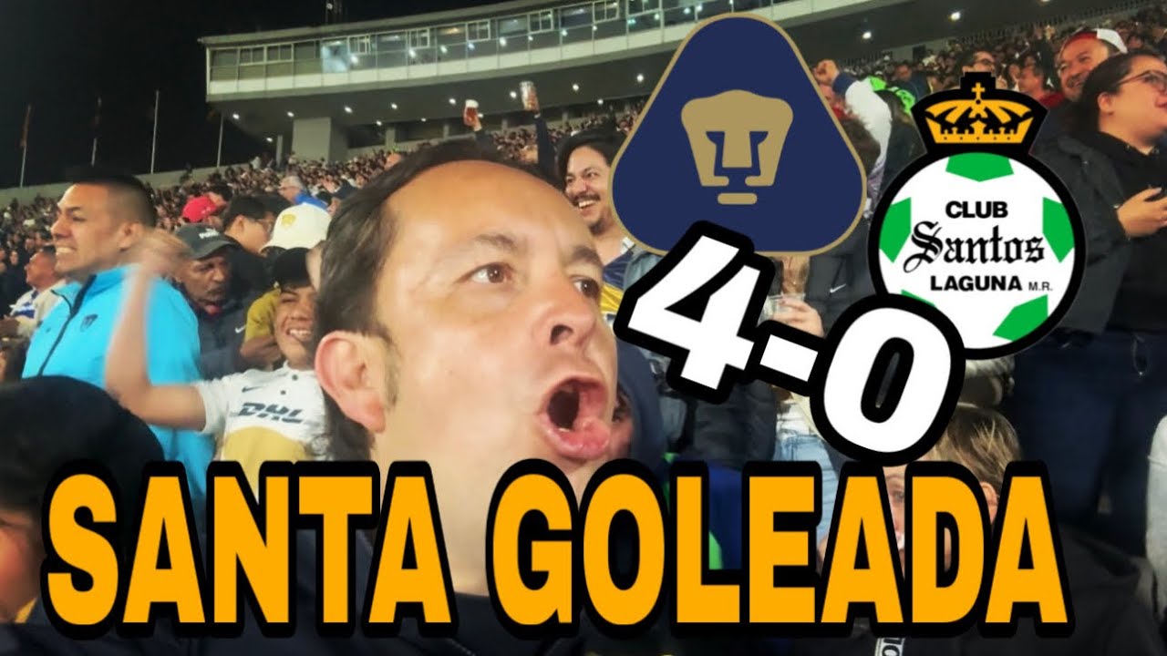 FERIA DE GOLES ⚽️| COLOR PUMAS VS SANTOS | RESUMEN COMPLETO | REACCIONES 