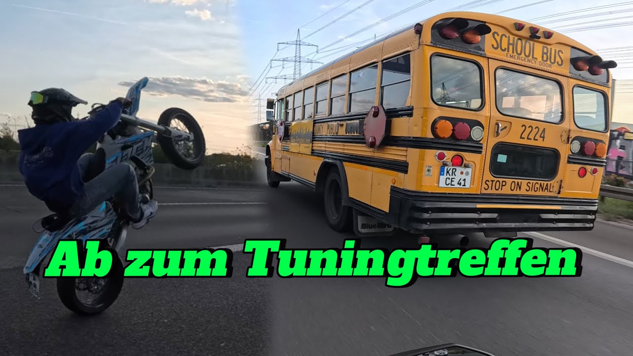 Wildes Rideout zum Tuningtreffen!
