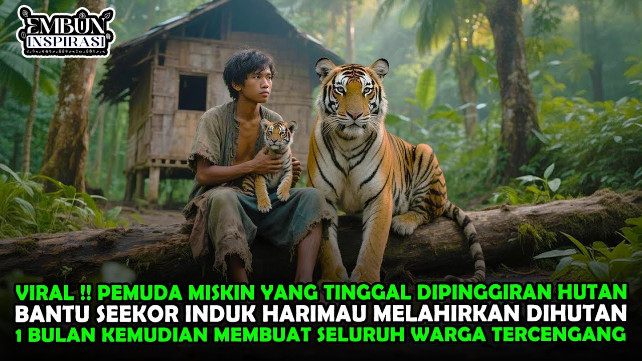 VIRAL !! PEMUDA MISKIN INI BANTU HARIMAU MELAHIRKAN, 1 BULAN KEMUDIAN BIKIN WARGA DESA GEMPAR