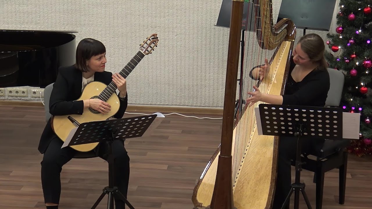 Suite Magica for guitar and harp by Maximo Diego Pujol