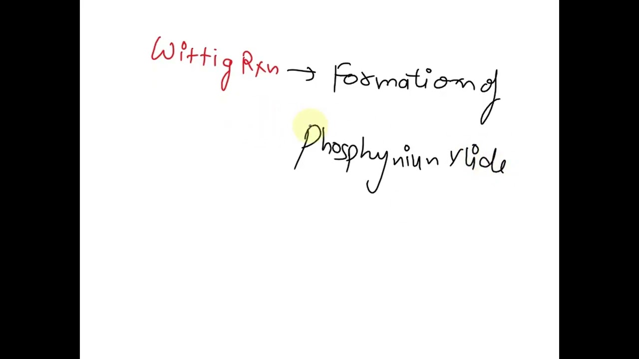 What is the driving force for the Wittig reaction? A) The formation of an alkene B) The deprotonati…