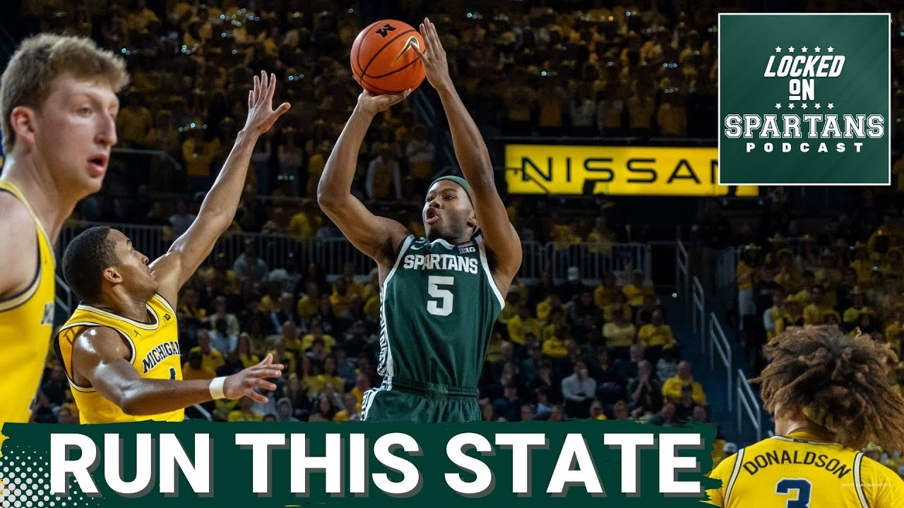 MSU basketball RUNS BY Michigan in the second half for MASSIVE win