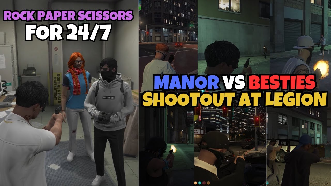 Manor vs Besties Shootout After Jay Hobbs & Gigi's 24/7 Situation (Full Context) | NOPIXEL 4.0 GTARP