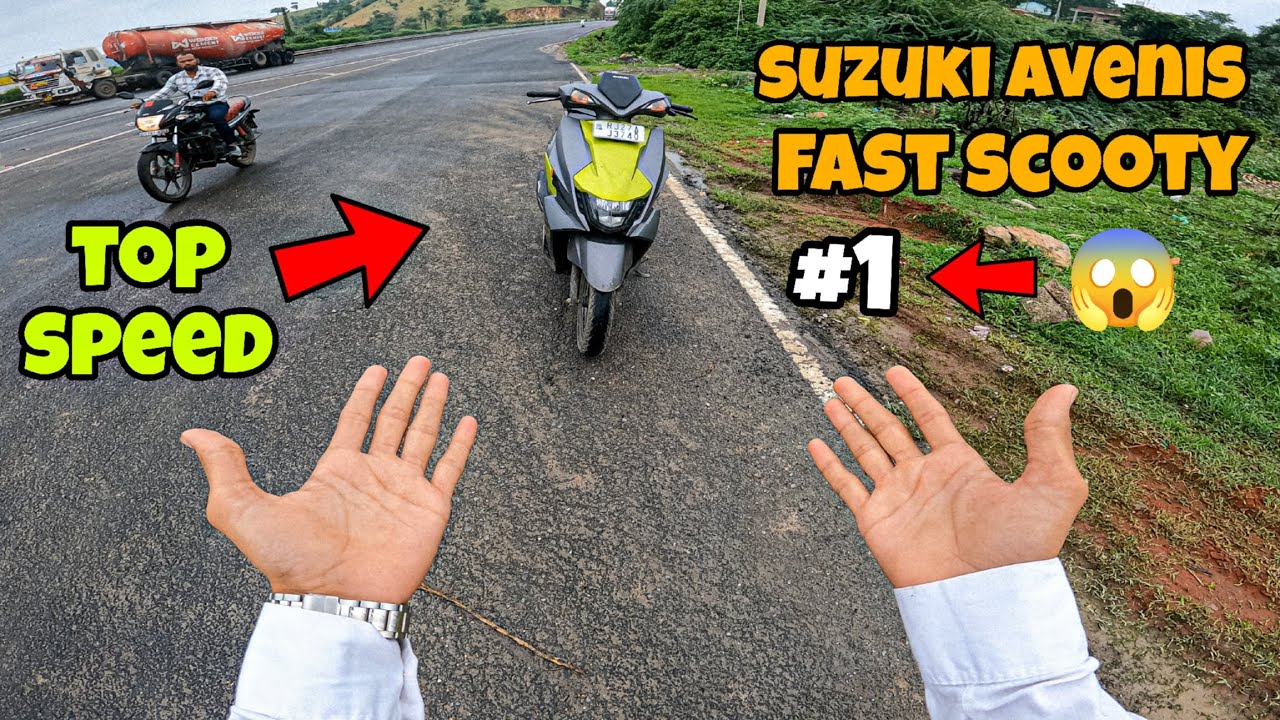  #suzukiavenis125  Top speed ￼ 🚀  || @ak01vlogger