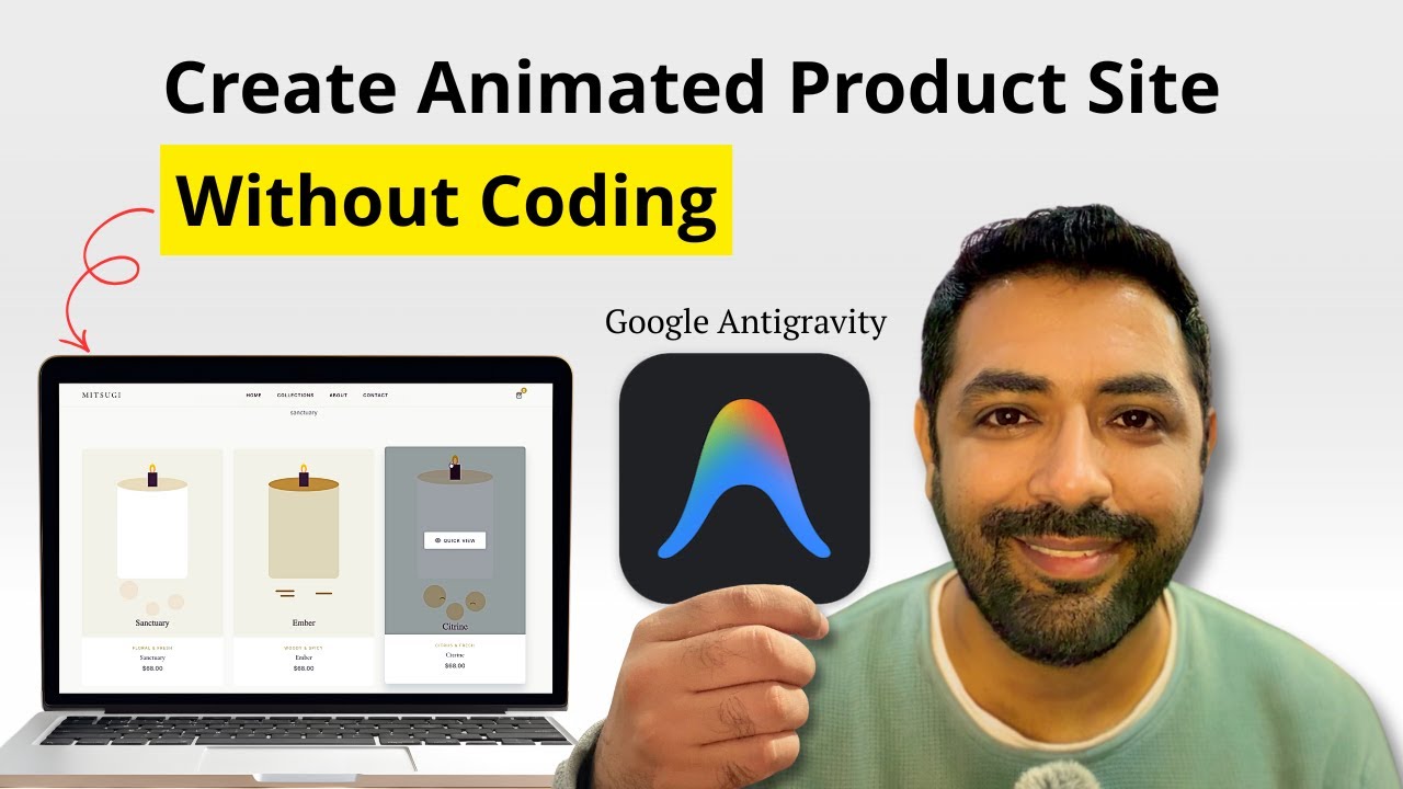 The Future of Building: 15-Minute Animated Storefront with Google Antigravity