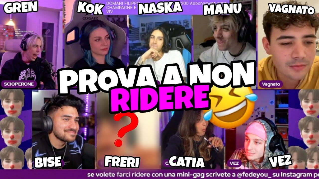 PROVA NON RIDERE!!*con i freri*😂🎪  con Vale Bise, Vagnato, Manuuxo, Kok, Vez, Naska e Catia!!