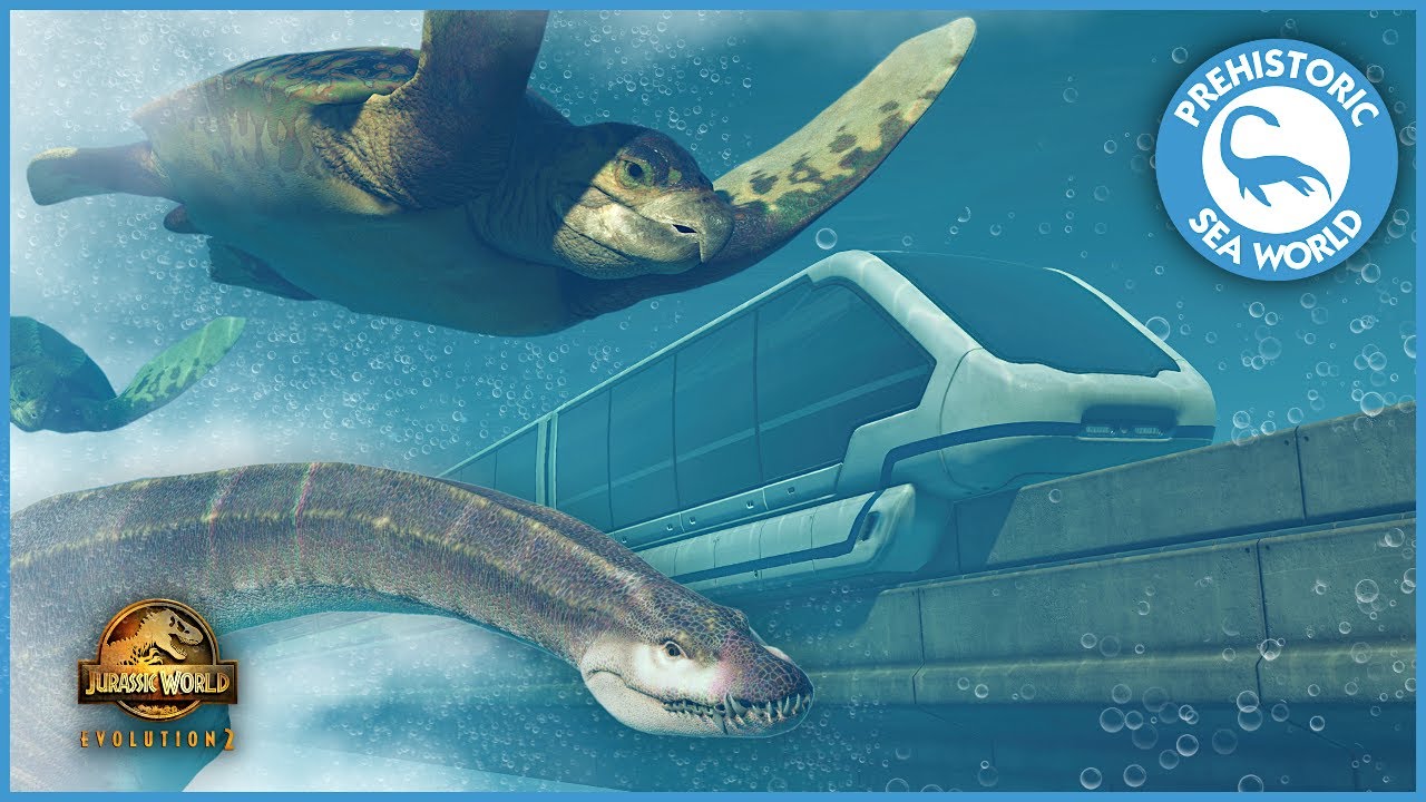 Mixed Species UNDERWATER Experience! | Prehistoric Sea World | Jurassic World Evolution 2