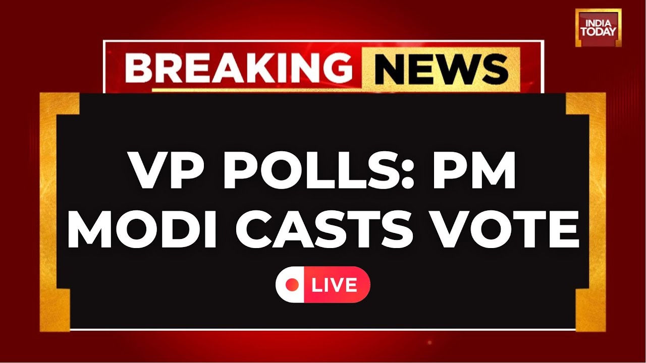 Vice President Election 2025 Live Updates: PM Modi Casts Vote | CP Radhakrishnan vs Sudershan Reddy
