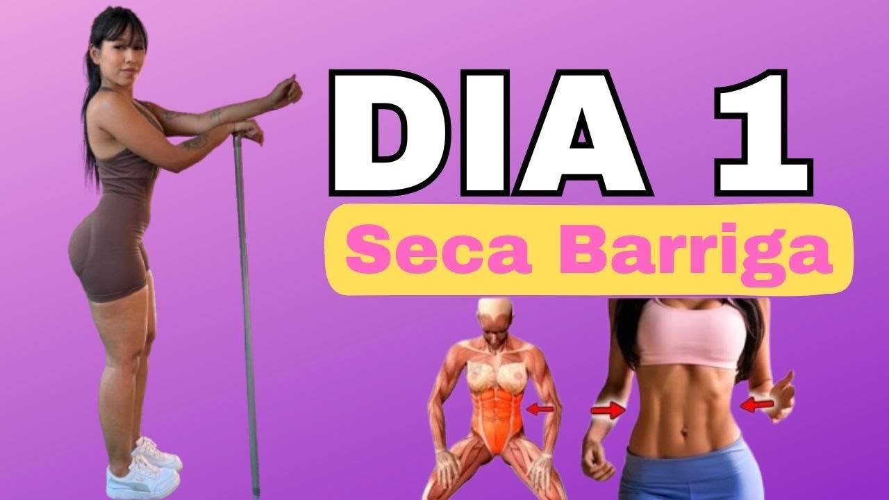 Dia 1/7 - Treino Seca Barriga 🔥 Desafio de 7 dias | Treino sem Impacto ☀️ Projeto Verão