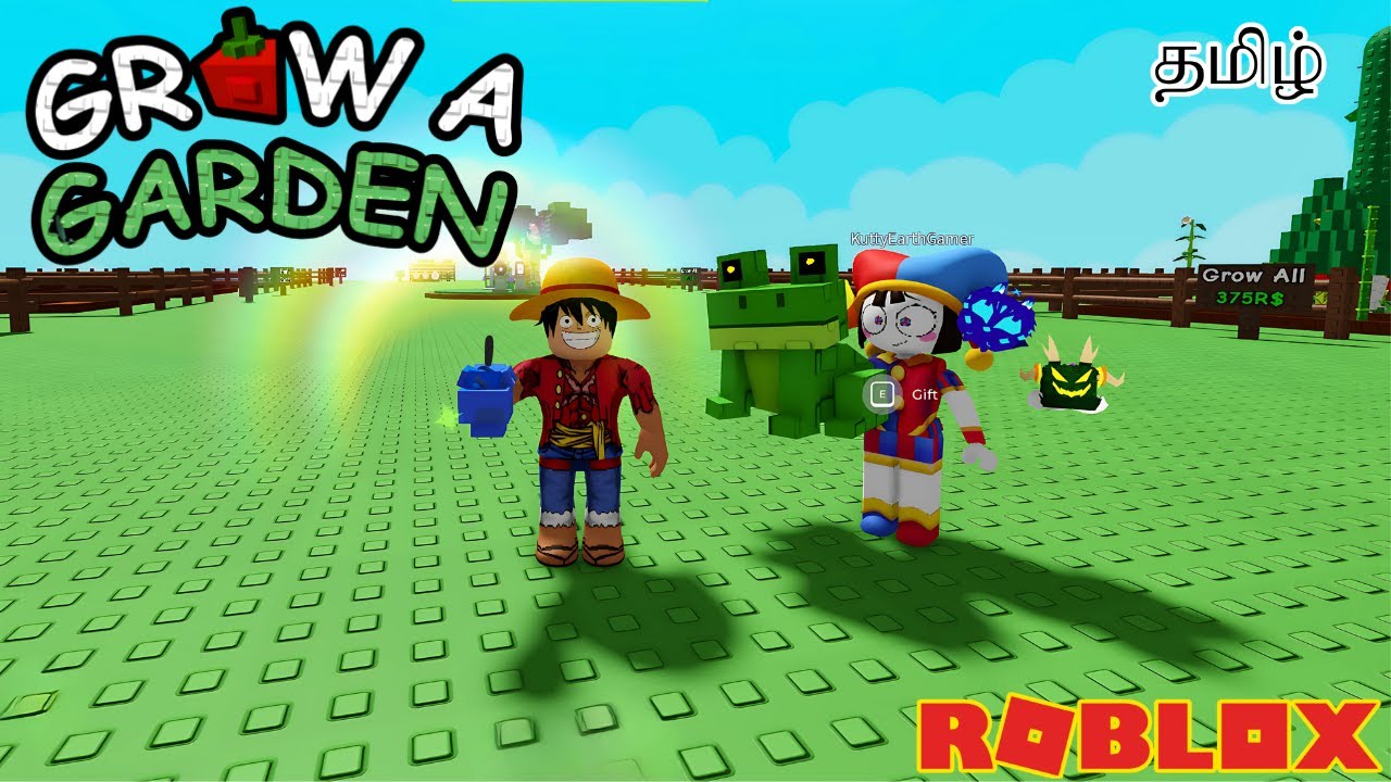 Roblox Grow a Garden Gameplay in Tamil with Kutty Earth