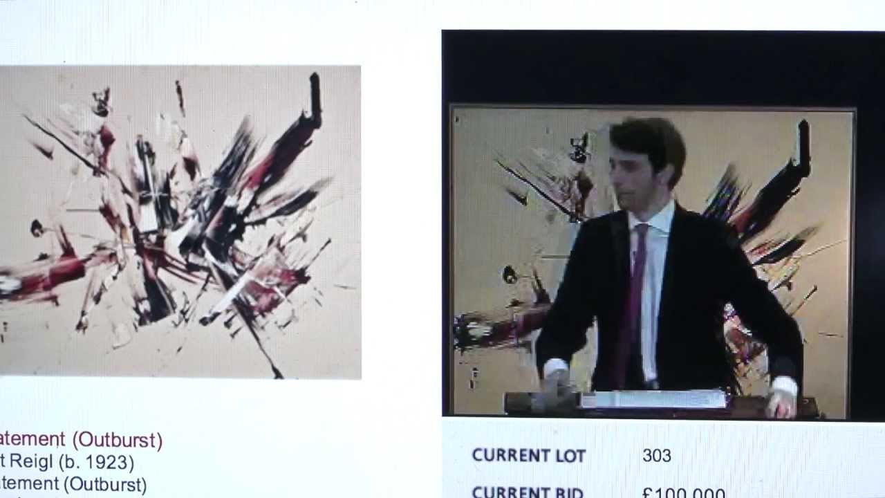 New auction record price for Judit REIGL at Christie's