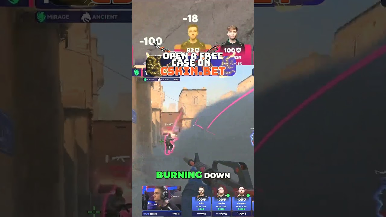 He Turned a Fail Into a Highlight! #CS2Fail #Redemption #GamingClips