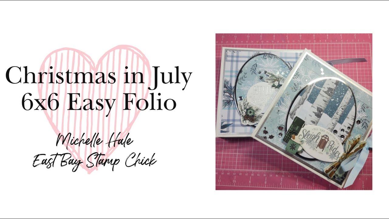 Christmas in July 6x6 Folio Project Share   #folio   #minialbums