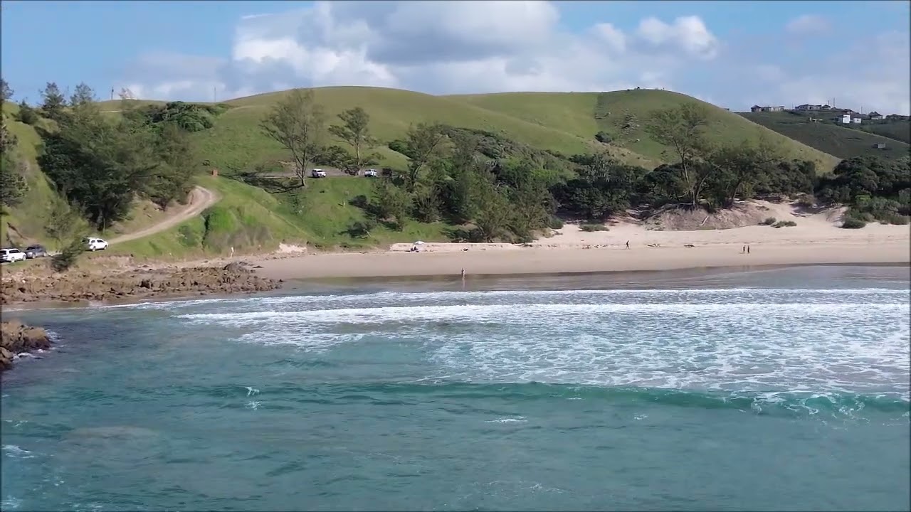 Transkei Wild Coast Mdumbi beach and river