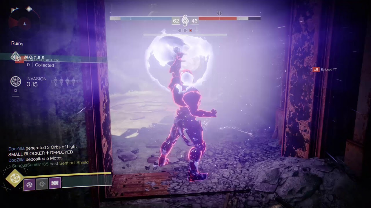 Epic Sentinel Shield vs Chaos Reach (Destiny 2 Gambit)