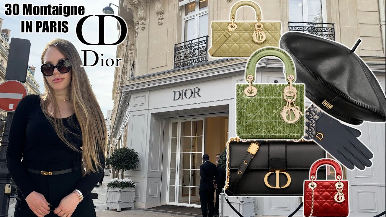 PARIS DIOR MONTAIGNE LUXURY SHOPPING VLOG - FULL STORE TOUR OF 30 MONTAIGNE →1st DIOR STORE in PARIS