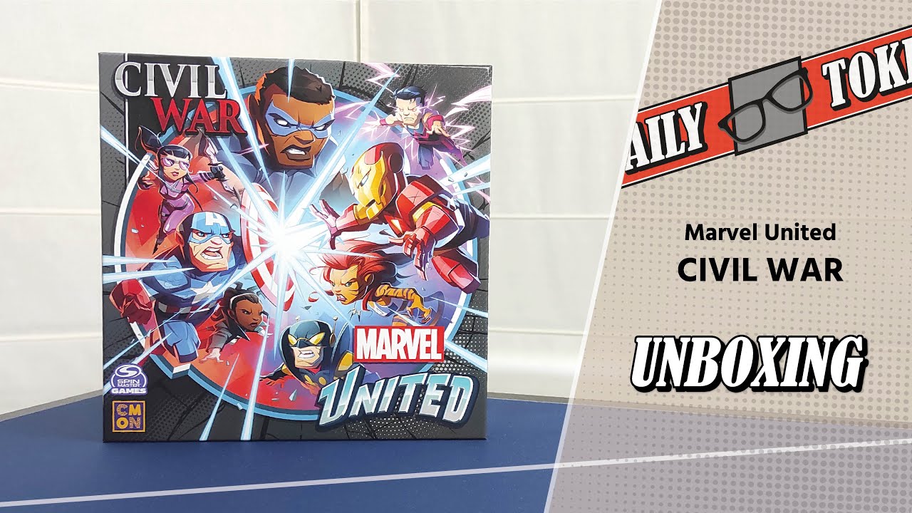 Marvel United: CIVIL WAR - Unboxing