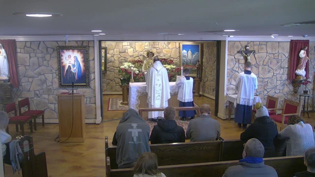 Wednesday January 28, 2026 | The Rosary and Mass from The Blue Army Shrine of Our Lady of Fatima