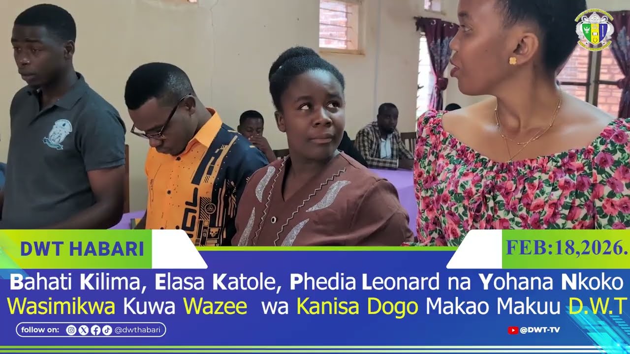 BISHOP BWATTA AWASIMIKA WAZEE WA KANISA DOGO (CHAPEL) MAKAO MAKUU YA DAYOSISI YA WESTERN TANGANYIKA.