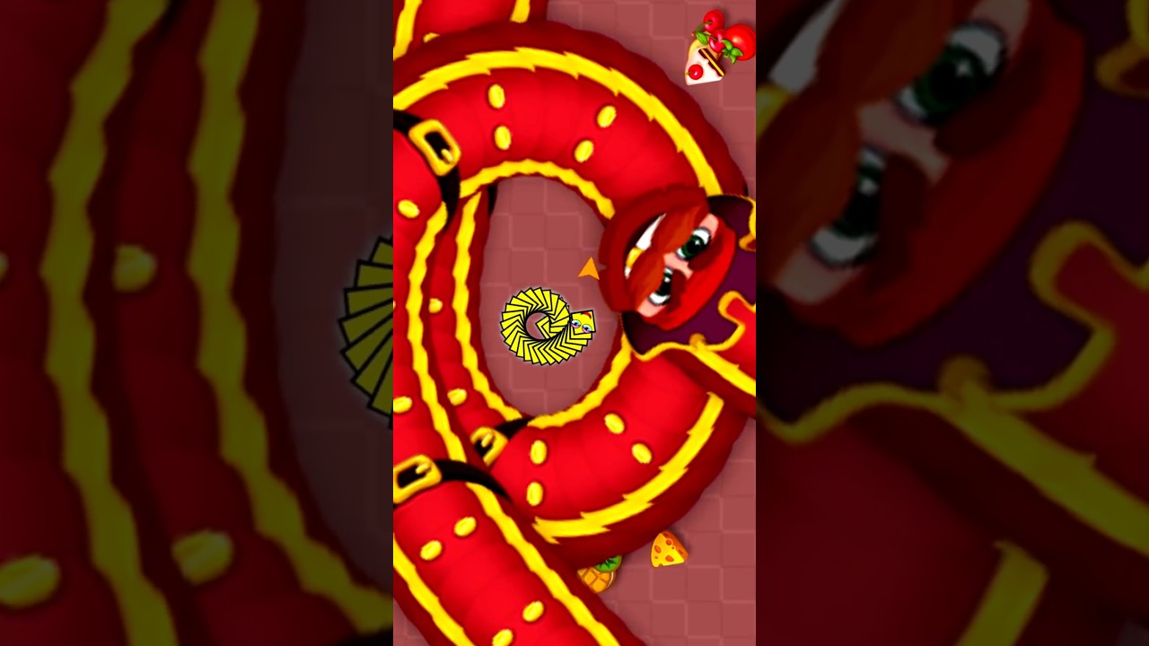 worms zone io 🐍 #wormszone #shortsviral #shortsfeed