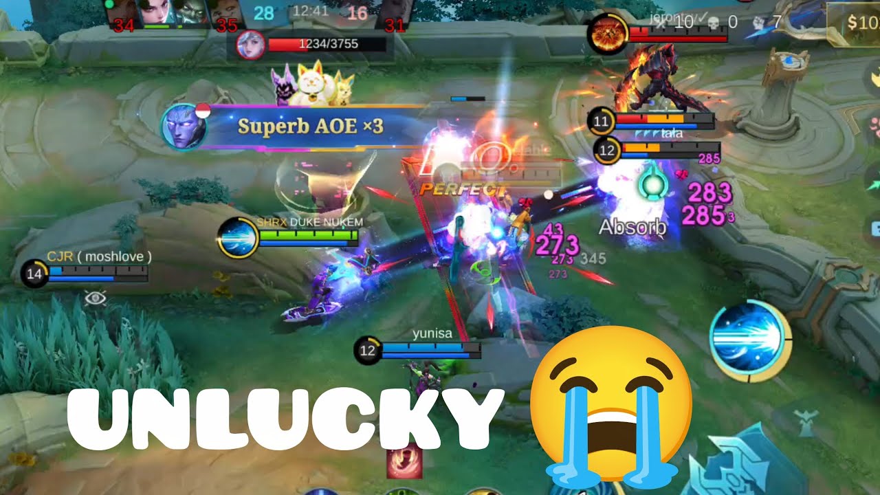 THE UNLUCKY MATCH! GORD SOLO RANK #mobilelegends 