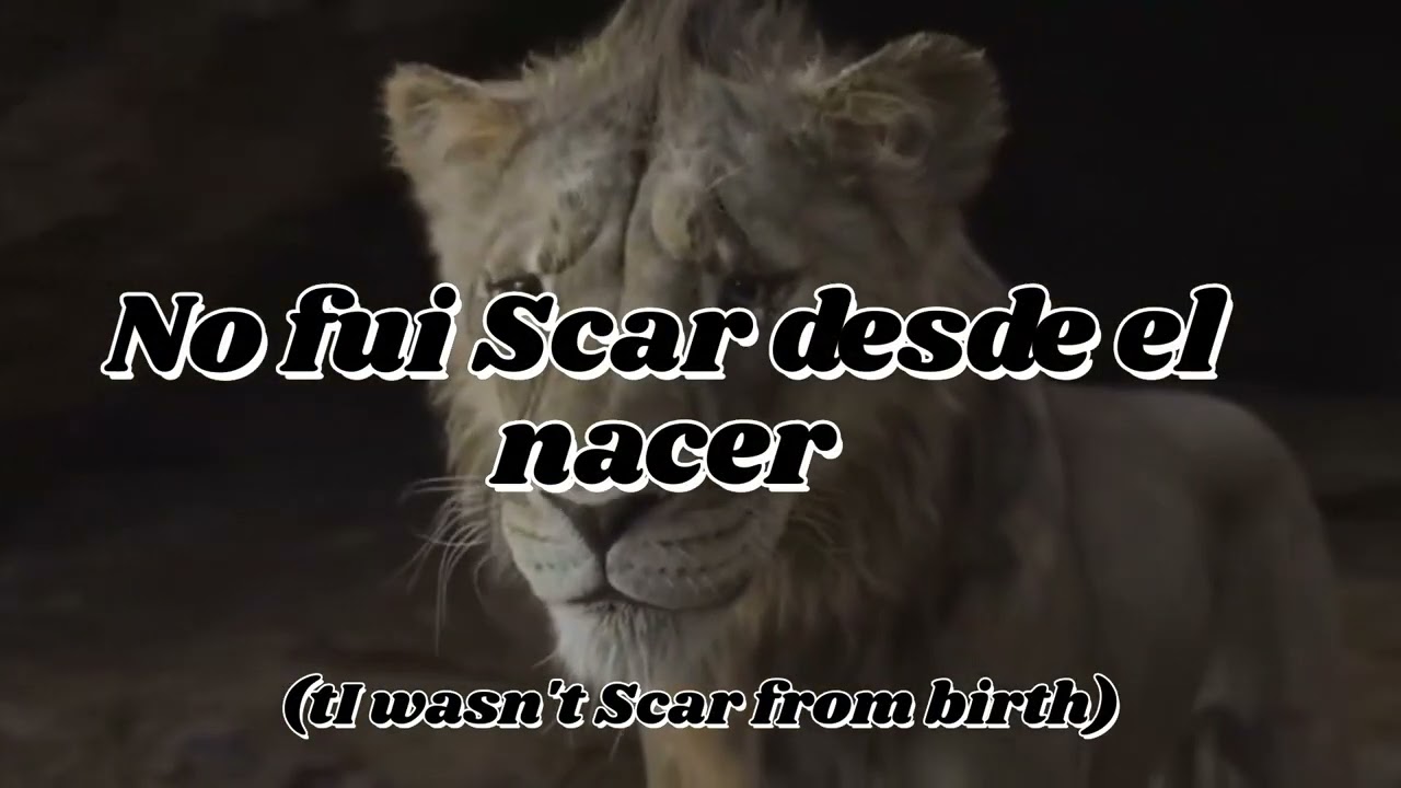 No fui el villano, solo fui un hermano | canción 🦁 | Scar canta su verdad