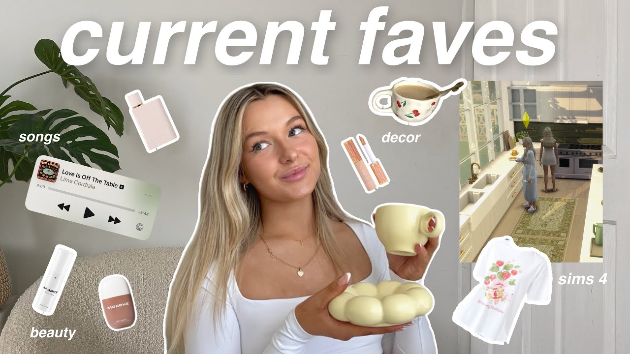 monthly favourites 🍋 clothes, games, decor, skincare, haircare ( aka things i can't live without )