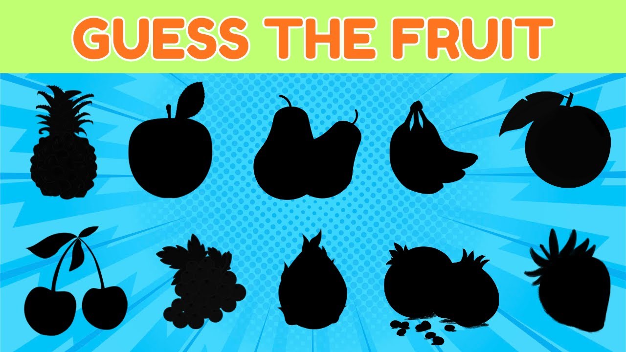 Guess the Fruit Shadows Quiz | Shadow Game | Learning video for kids | Family Fun Time!
