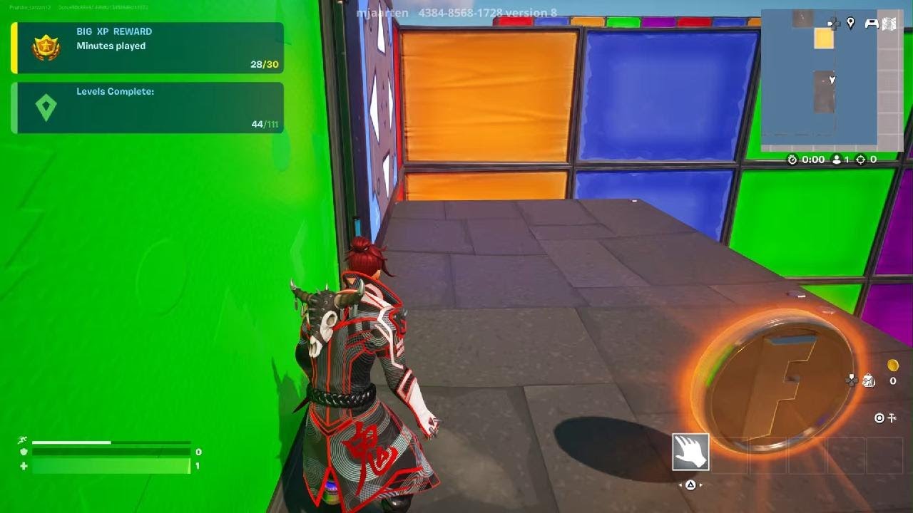 Fortnite 111  level parkour