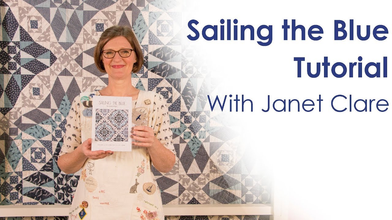 Sailing the Blue Tutorial Demonstrating the Marti Michell Storm at Sea Templates