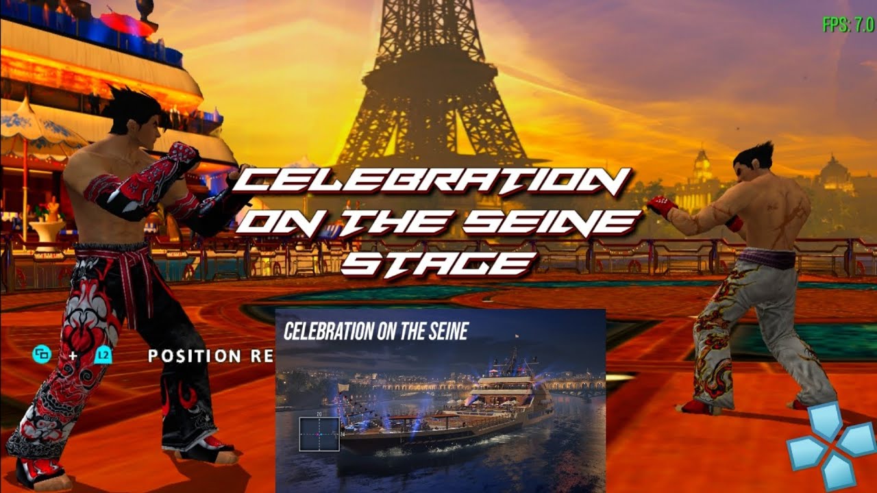 Tekken 8 MOD PPSSPP Celebration on the Seine or Paris stage