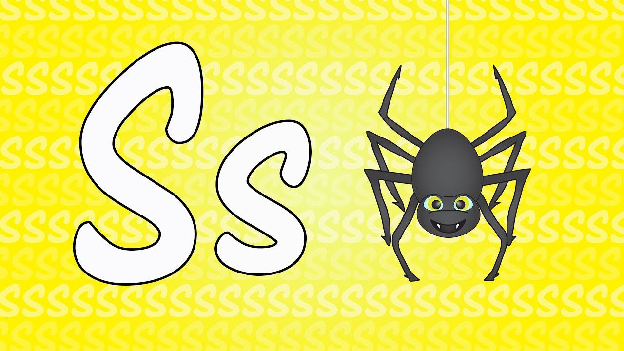 Letter S Song for Kids - Words that Start with S - Animals that Start with S