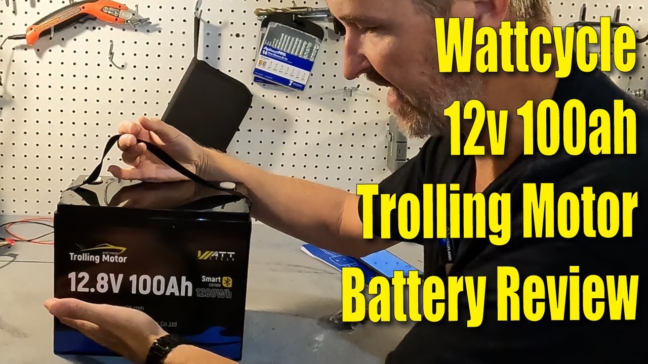 Wattcycle 12v 100ah lifepo4 Trolling Motor battery!  More Power!