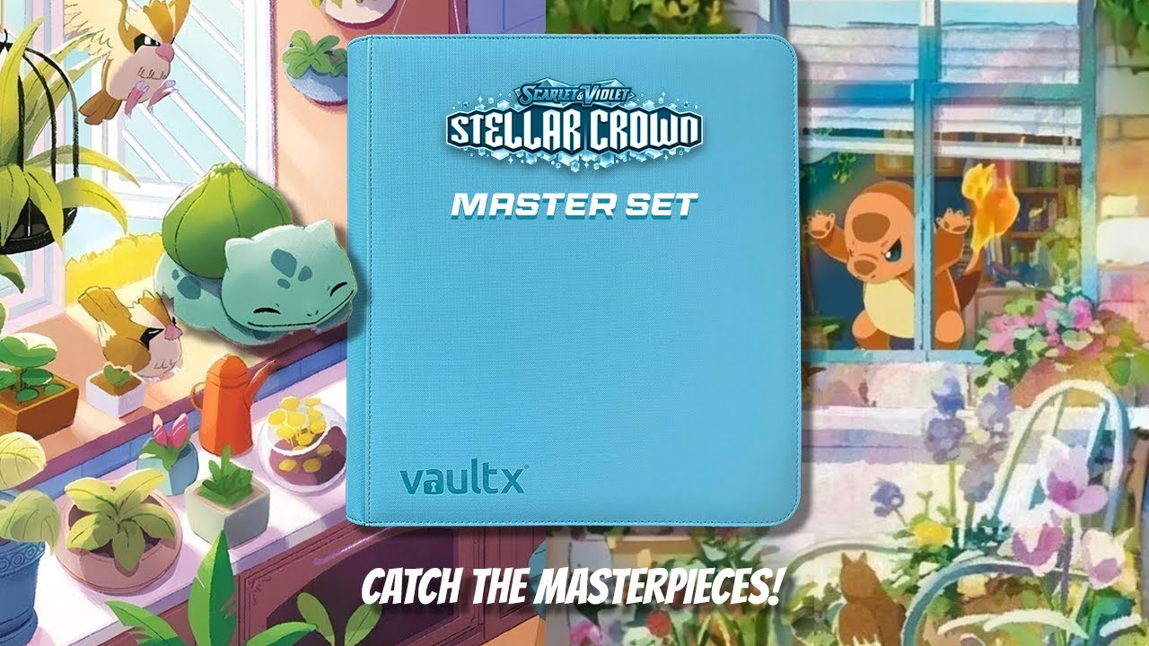 Pokemon Scarlet & Violet Stellar Crown Complete Master Set + Дополнения #розыгрыш