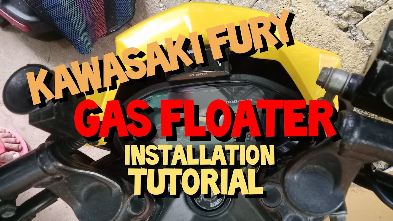kawasaki fury gasoline floater installation tutorial