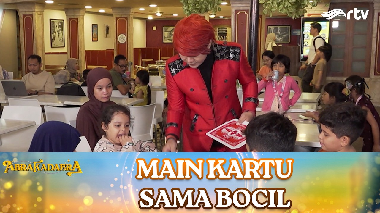 PESULAP MERAH MAIN KARTU SAMA BOCIL | ABRAKADABRA RTV