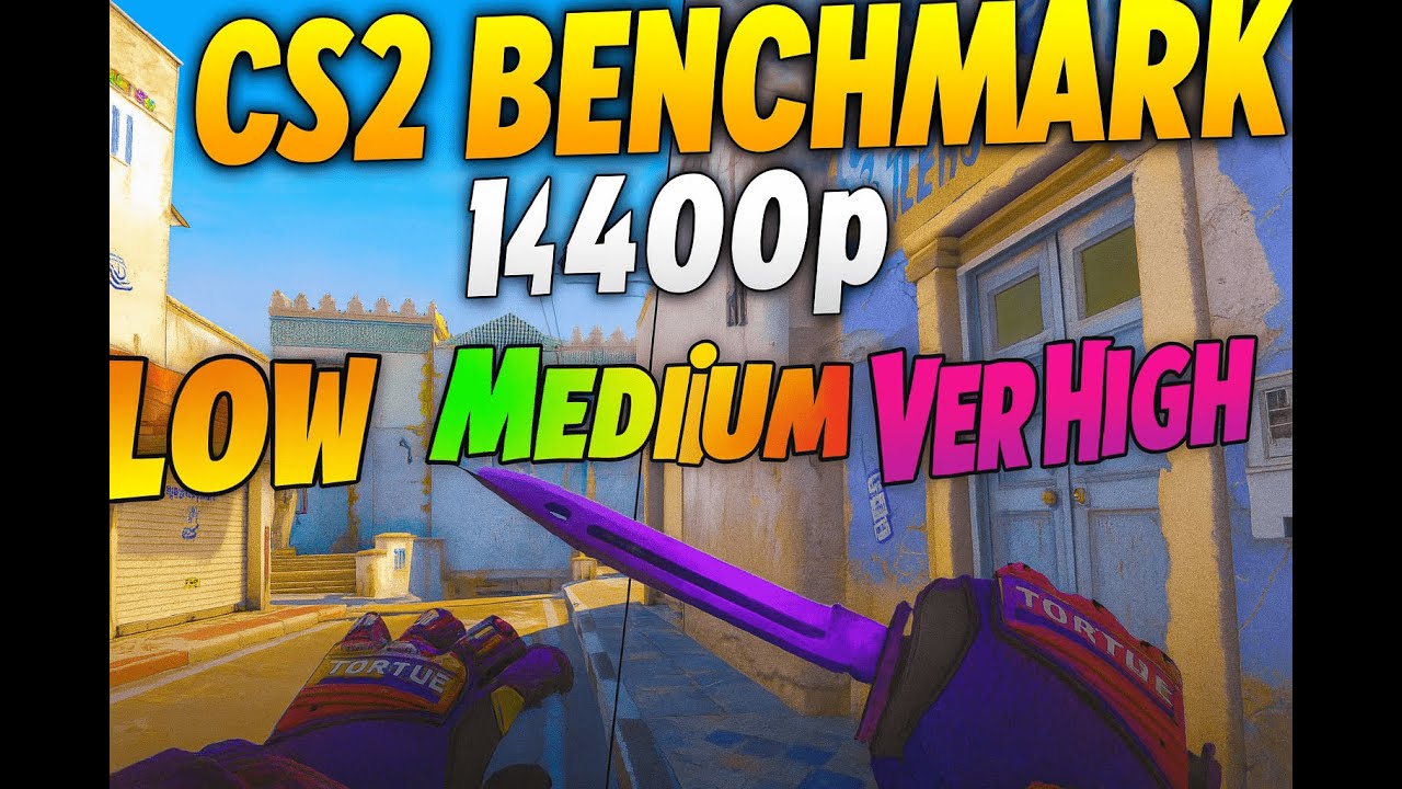 CS2 1440p Benchmark on Dust2 | Low vs Medium vs Very High | Ryzen 7 5700X + RTX 5070