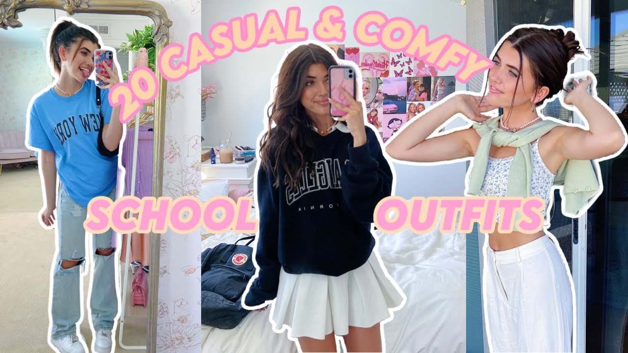 20 casual & comfy back to school outfit ideas! 2020