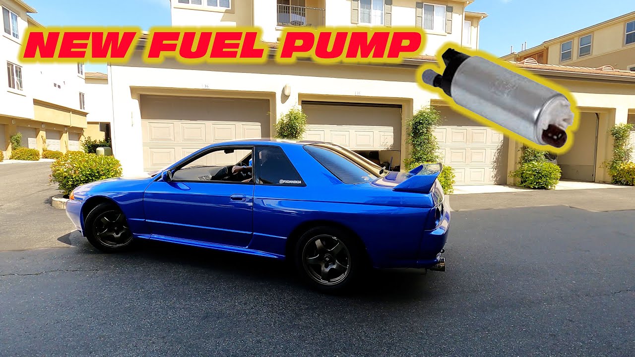 INSTALLING A NEW FUEL PUMP IN A NISSAN R32 GTR