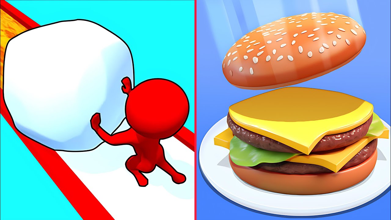 Snow Race 3D Vs Food Delivery Run💥😍💥Max Levels Walkthrough 3026 TikTok Gameplay HT1H