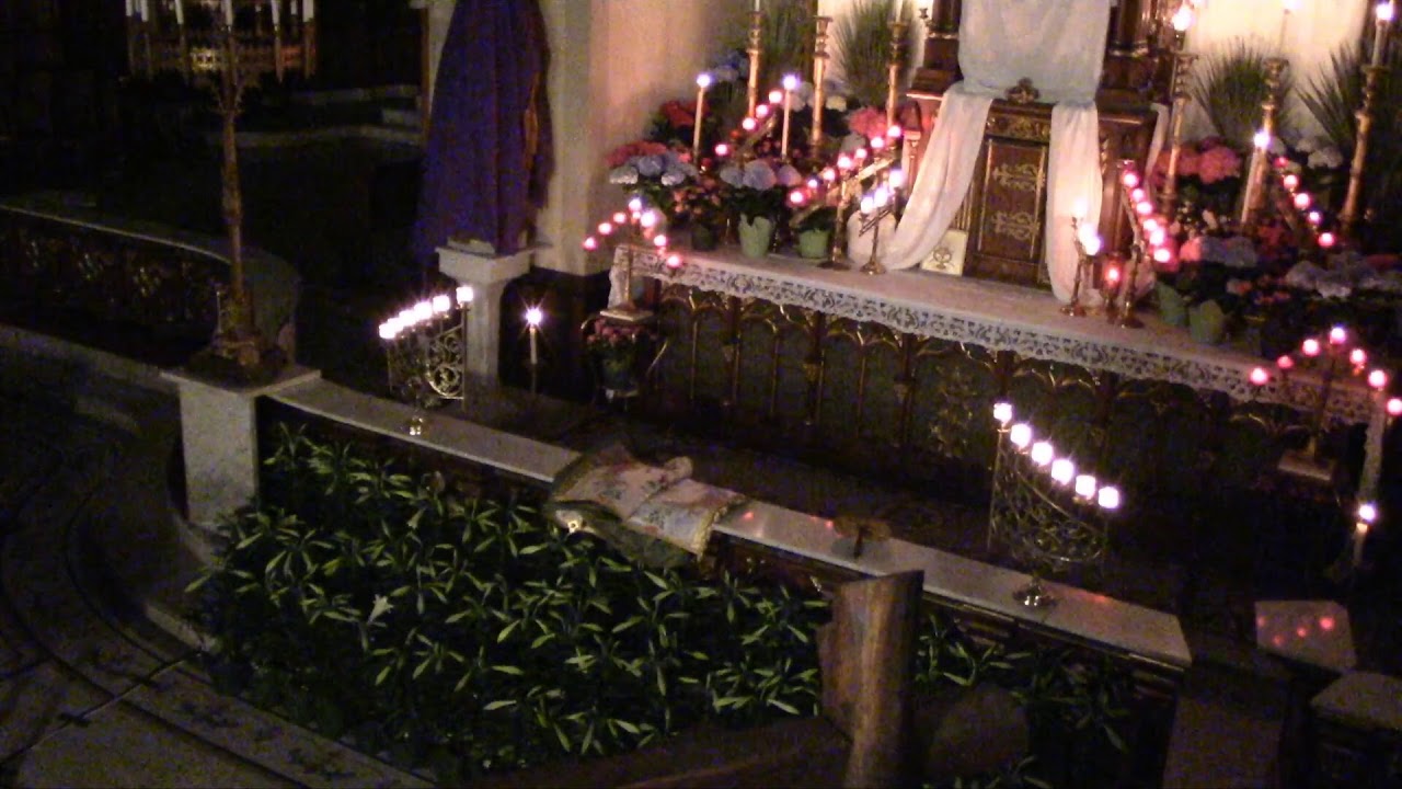 Holy Thursday High Mass offered at St. Joseph Shrine.