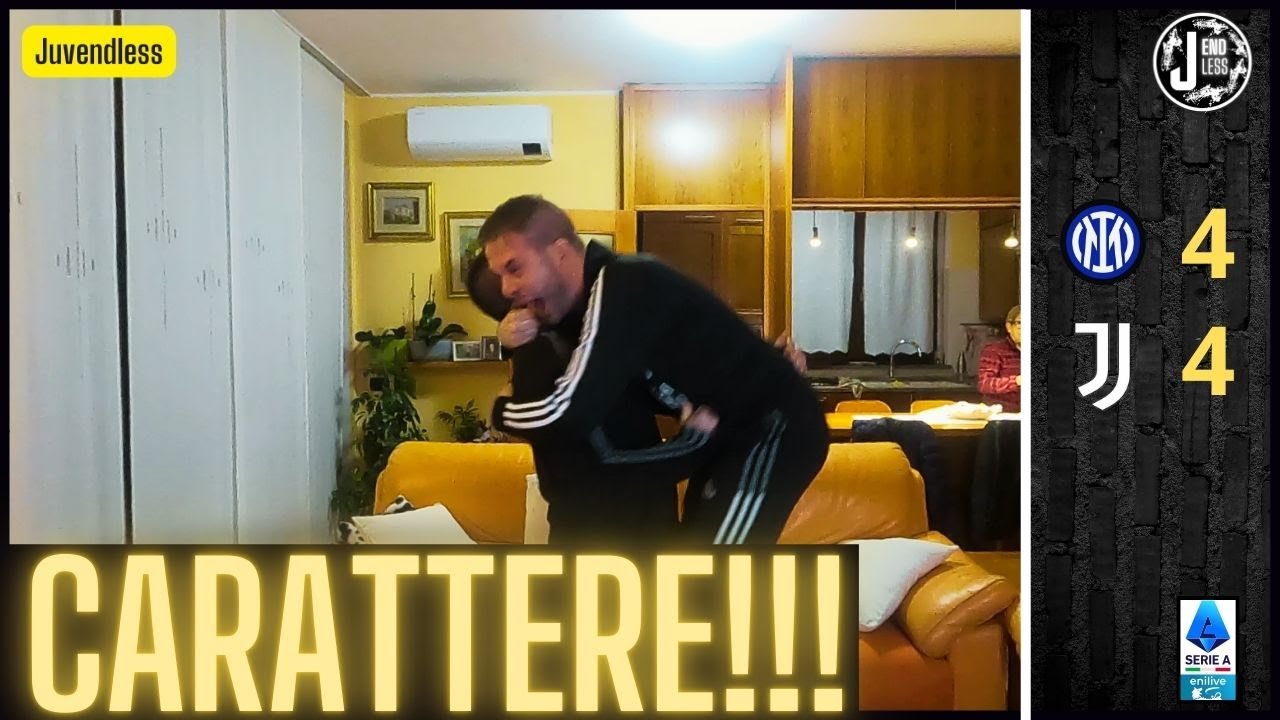 INTER-JUVENTUS 4-4 LIVE REACTION!!! UNA SERATA DI ORDINARIA FOLLIA!