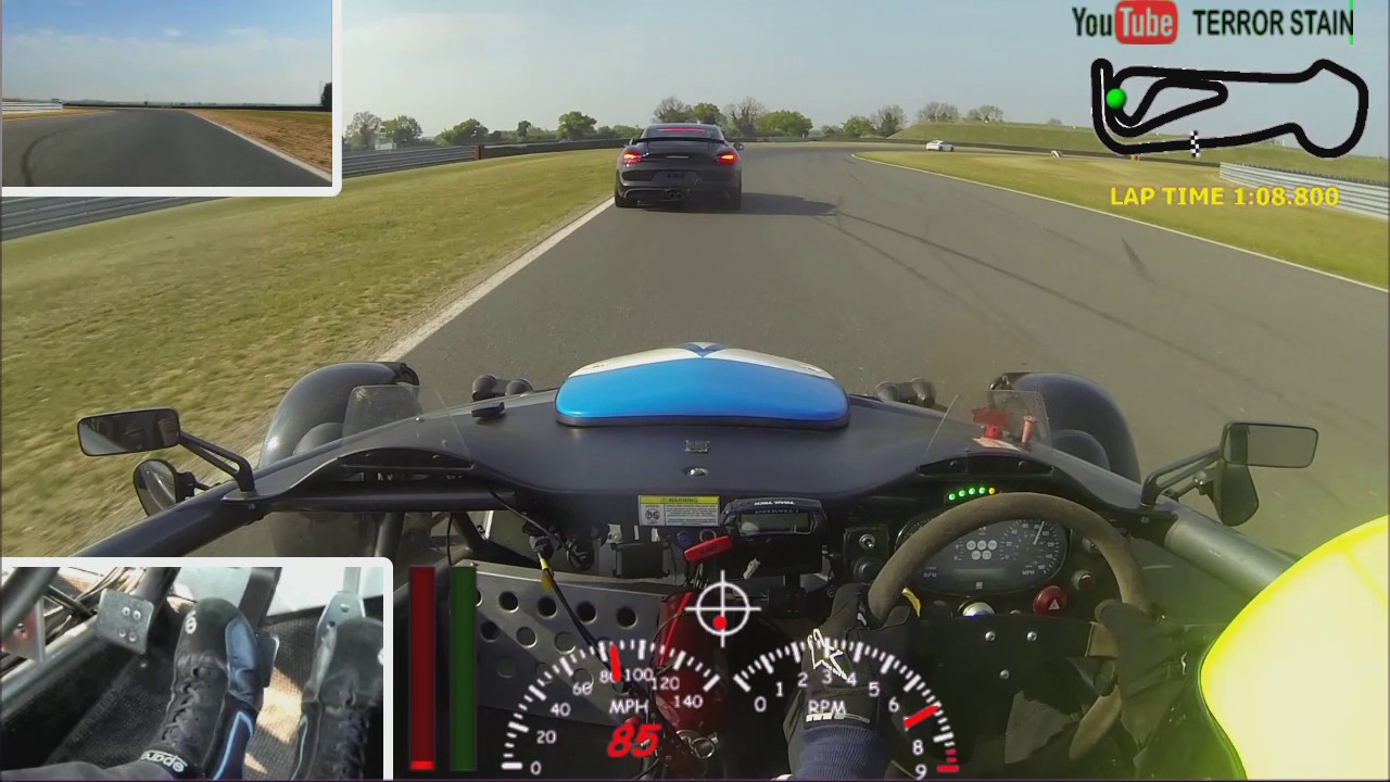 Javelin track day Snetterton 11.05.17 Ariel Atom vs Porsche Cayman GT4