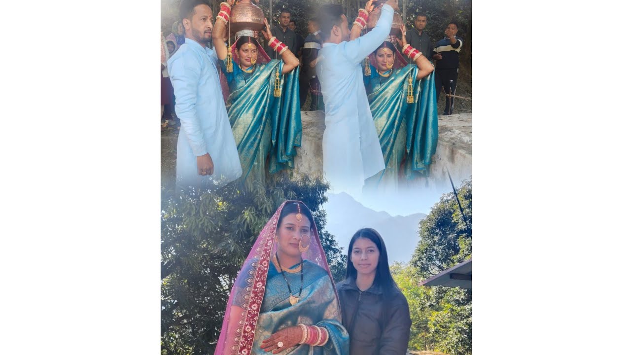 धारा पूजन पहाड़ी शादी ( last part ) पेसो के लिए हुए लड़ाई 😅♥️