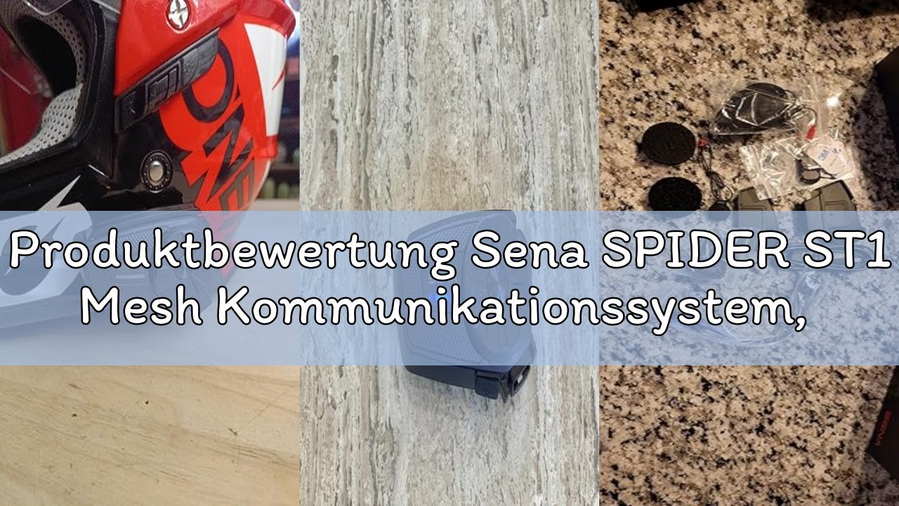 Produktbewertung Sena SPIDER ST1 Mesh Kommunikationssystem, Black