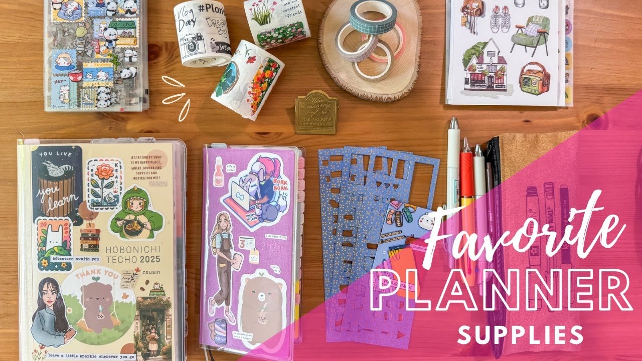 Favorite Planner Supplies