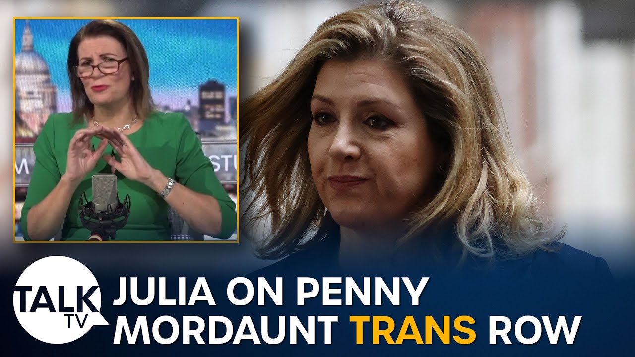Julia Hartley-Brewer clashes with MP over Penny Mordaunt trans row