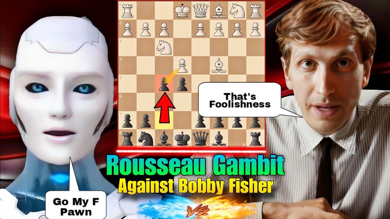 Stockfish 17 PLAYED Rousseau Gambit Against Bobby Fischer In Chess | Bobby Fischer Vs Stockfish | AI